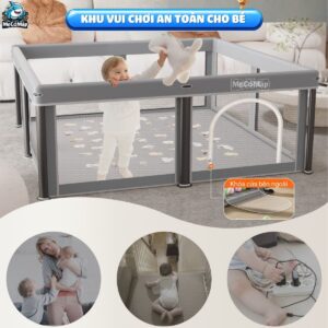 Quây cũi vải gấp gọn Pakey K5