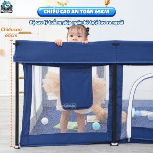 Quây cũi vải gấp gọn Pakey K5