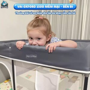 Quây cũi vải gấp gọn Pakey K5