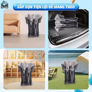 Quây cũi vải gấp gọn Pakey K5
