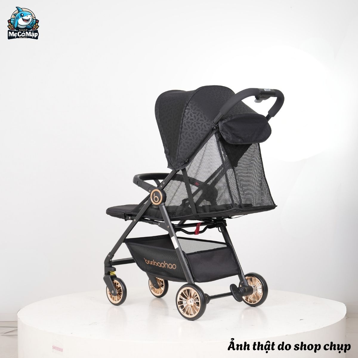 Xe đẩy gấp gọn Baobaohao A2 Plus màu đen