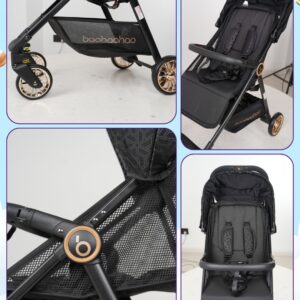 Xe đẩy gấp gọn Baobaohao A2 Plus màu đen