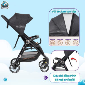 Xe đẩy Baobaohao gấp gọn A5