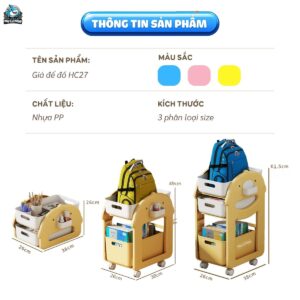 Kệ để đồ HC27 hình con vị 3 tầng