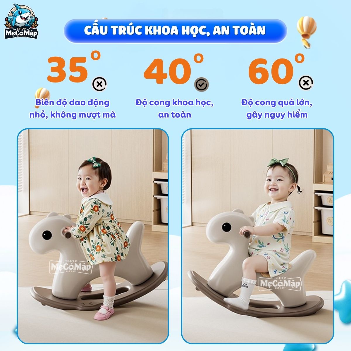 Ngựa bập bênh Pakey RH06