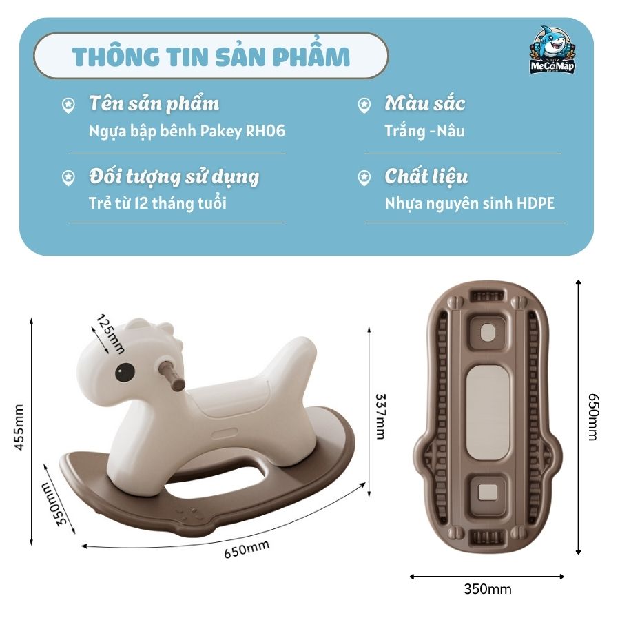 Ngựa bập bênh Pakey RH06