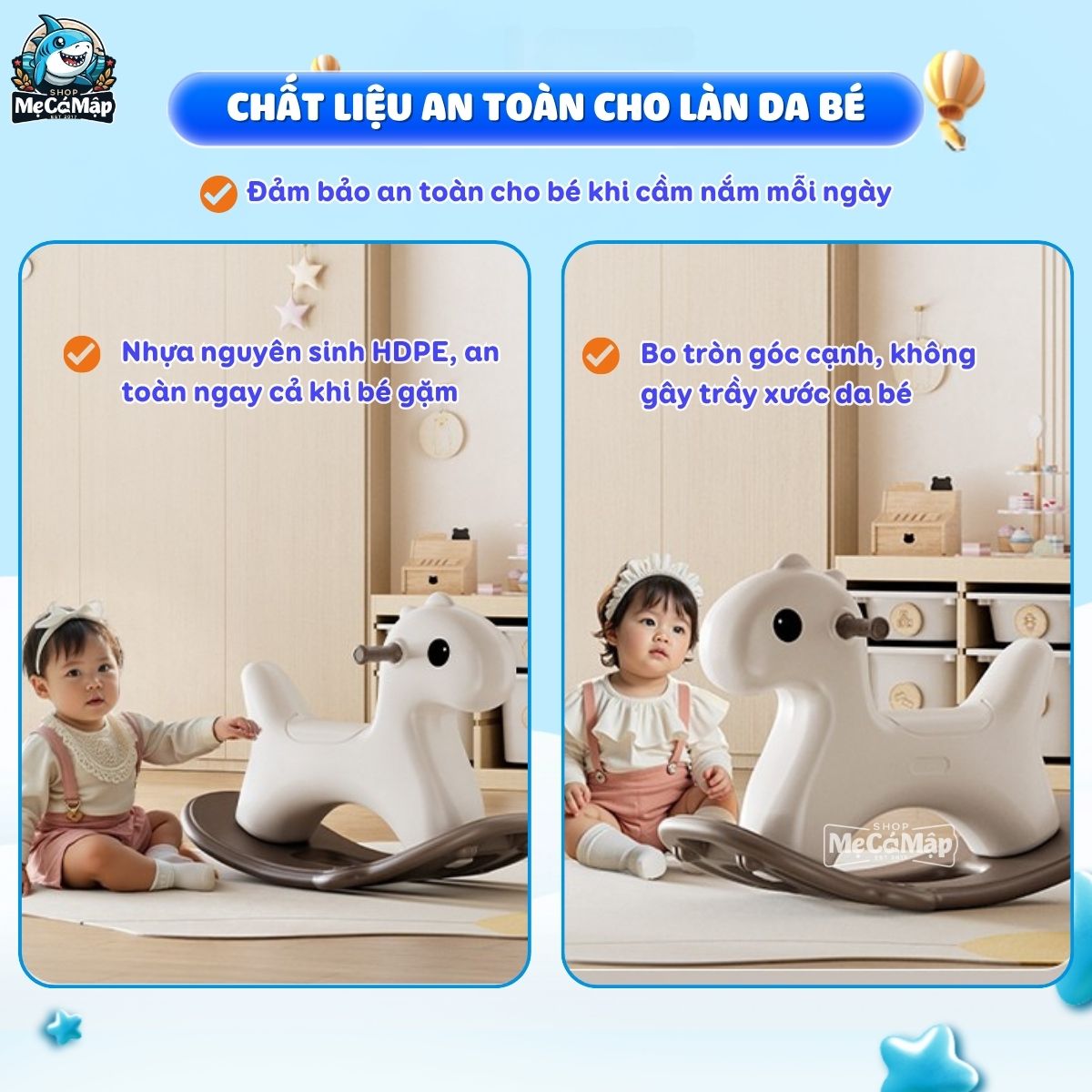 Ngựa bập bênh Pakey RH06