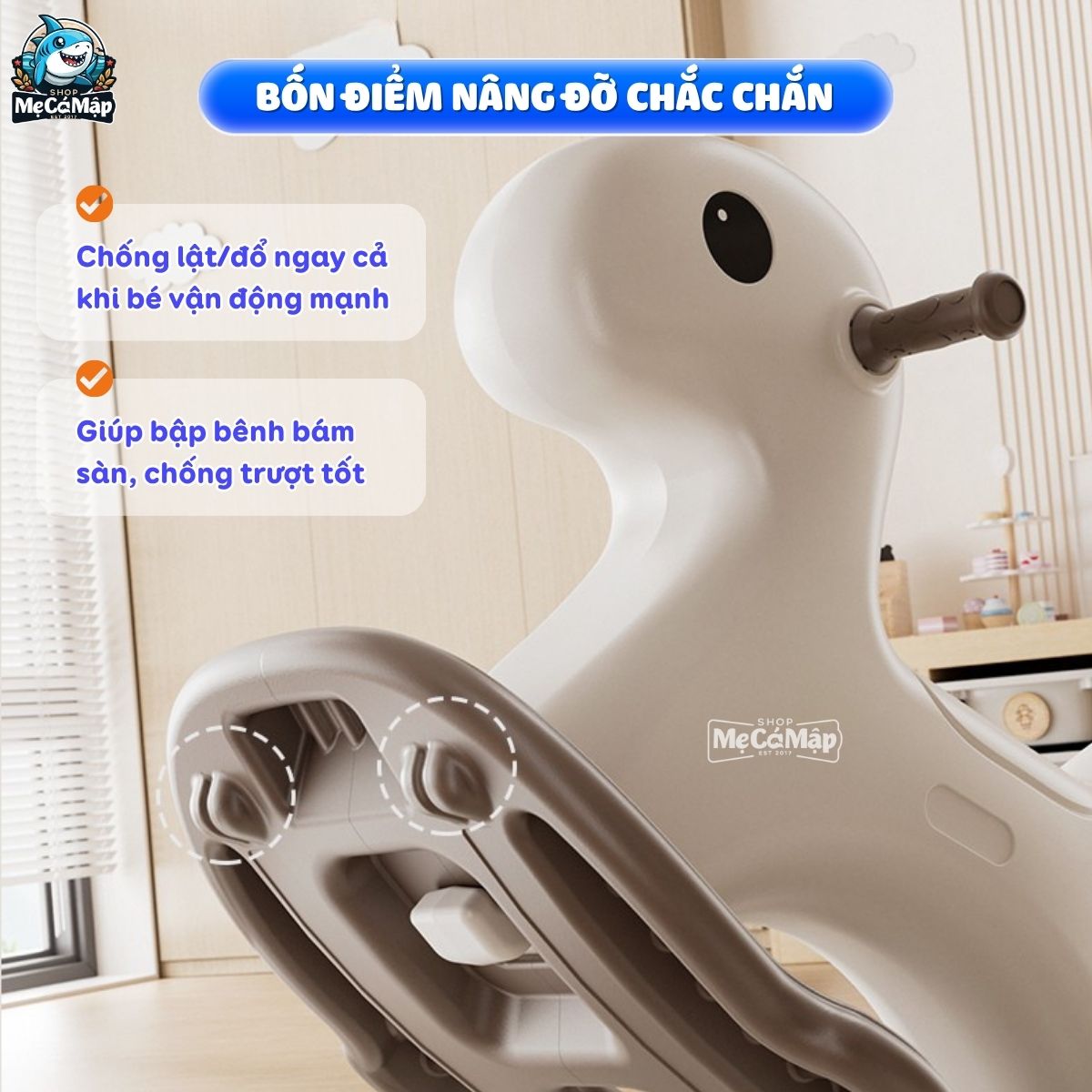 Ngựa bập bênh Pakey RH06