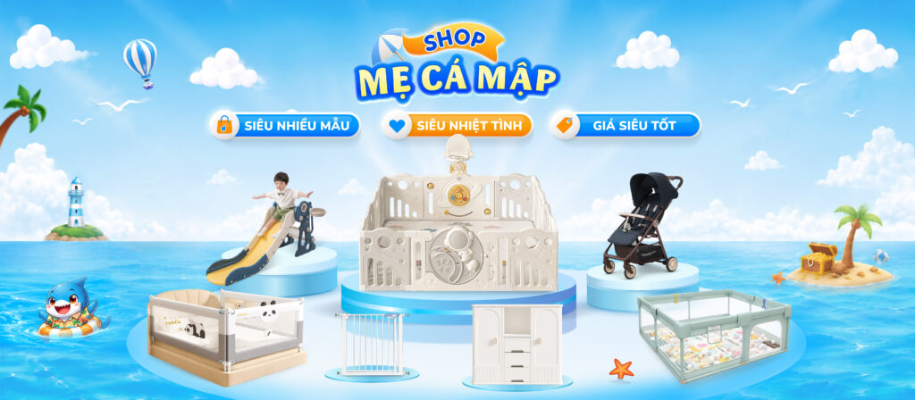 Banner Shop Mẹ Cá Mập