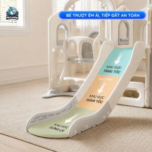 Cầu trượt xích đu Pakey Lovely Bear SS02