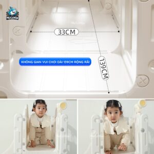 Cầu trượt xích đu Pakey Lovely Bear SS02