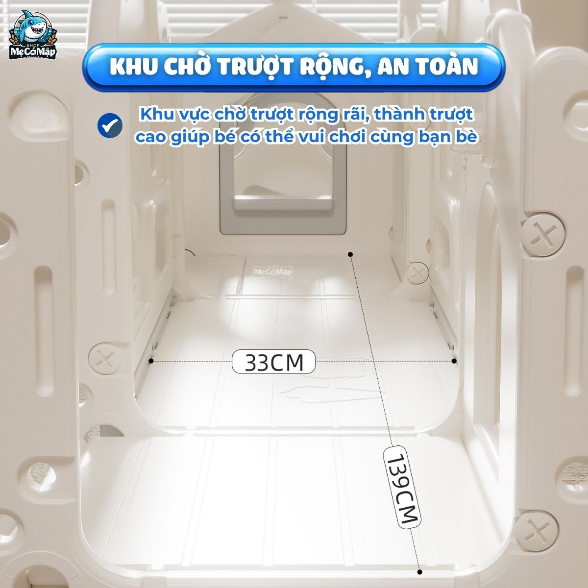 Cầu trượt xích đu liên hoàn Pakey Lovely Bear LH04