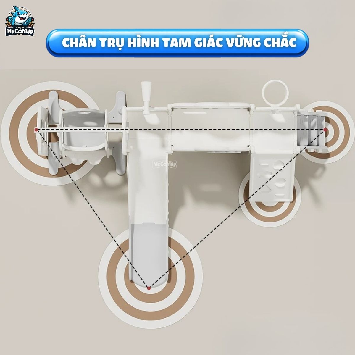 Cầu trượt xích đu liên hoàn Pakey Lovely Bear LH04