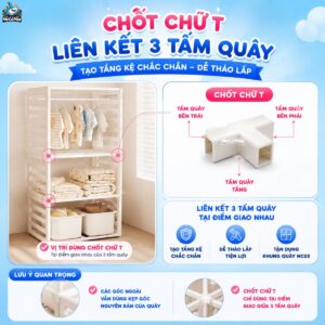Phụ kiện hốt lắp kệ và vải bọc BabyHome NC02