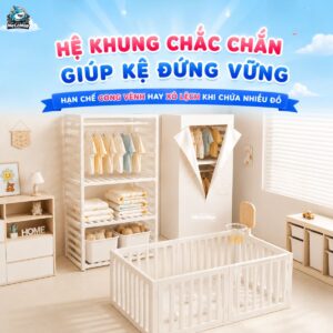 Phụ kiện hốt lắp kệ và vải bọc BabyHome NC02