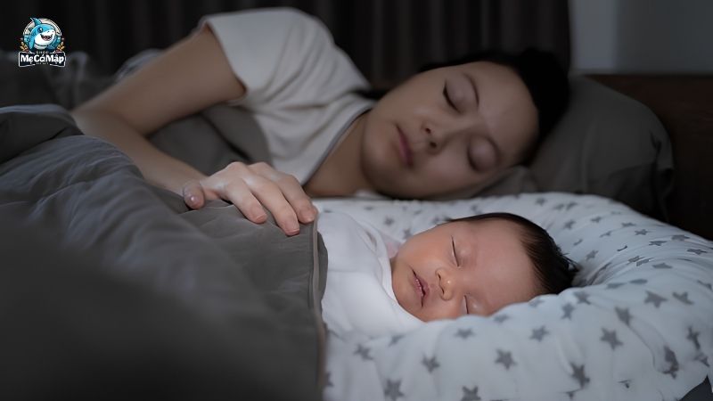 Vì sao trẻ khó ngủ và thức giấc nhiều lần vào ban đêm?