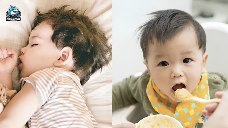 Vì sao trẻ khó ngủ và thức giấc nhiều lần vào ban đêm?