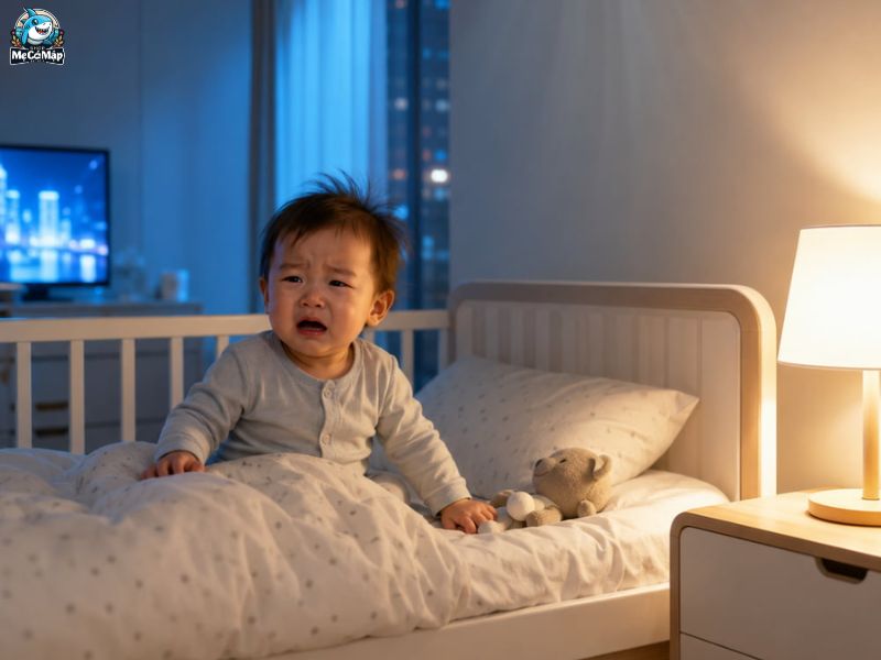 Nguyên nhân và 4 cách cải thiện trẻ ngủ hay giật mình tại nhà