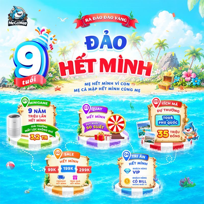 Rất nhiều chương trình ưu đãi và giải thưởng hấp dẫn đang chờ ba mẹ