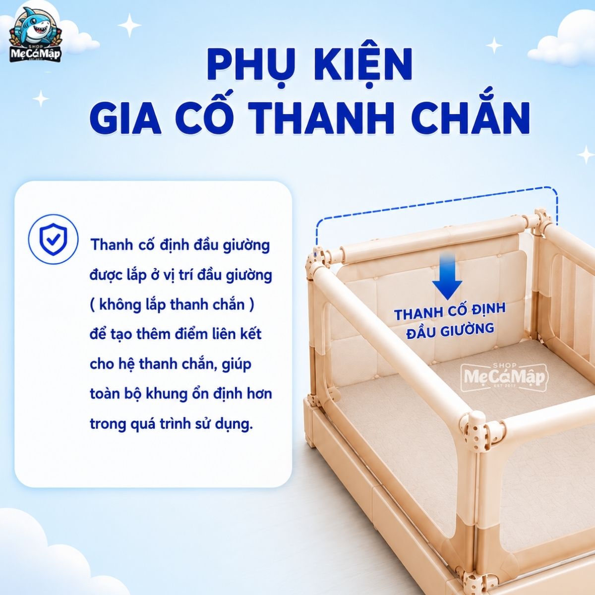 Thanh cố định đầu giường