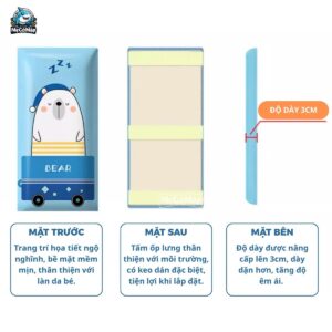 Xốp dán tường 3cm