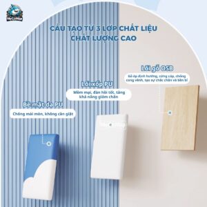 Xốp dán tường 3cm